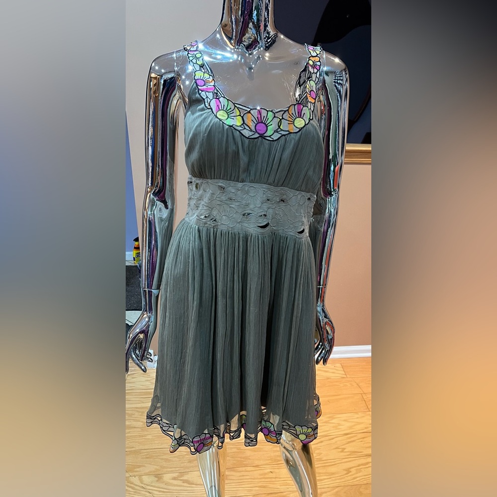 Catherine Malandrino Olive Dress